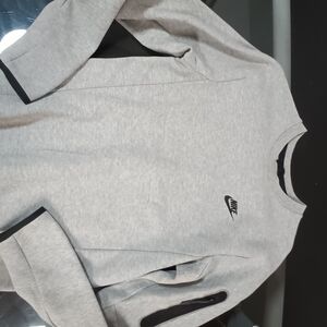 Nike Gray Sweatshirt with Black Accents